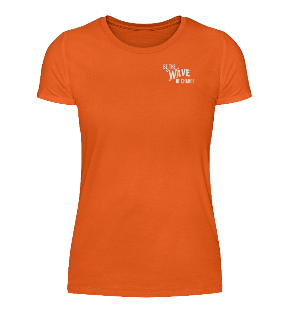 Be the Wave of Change , Orca, Whale, Safe the ocean - Women Basic Shirt-1692