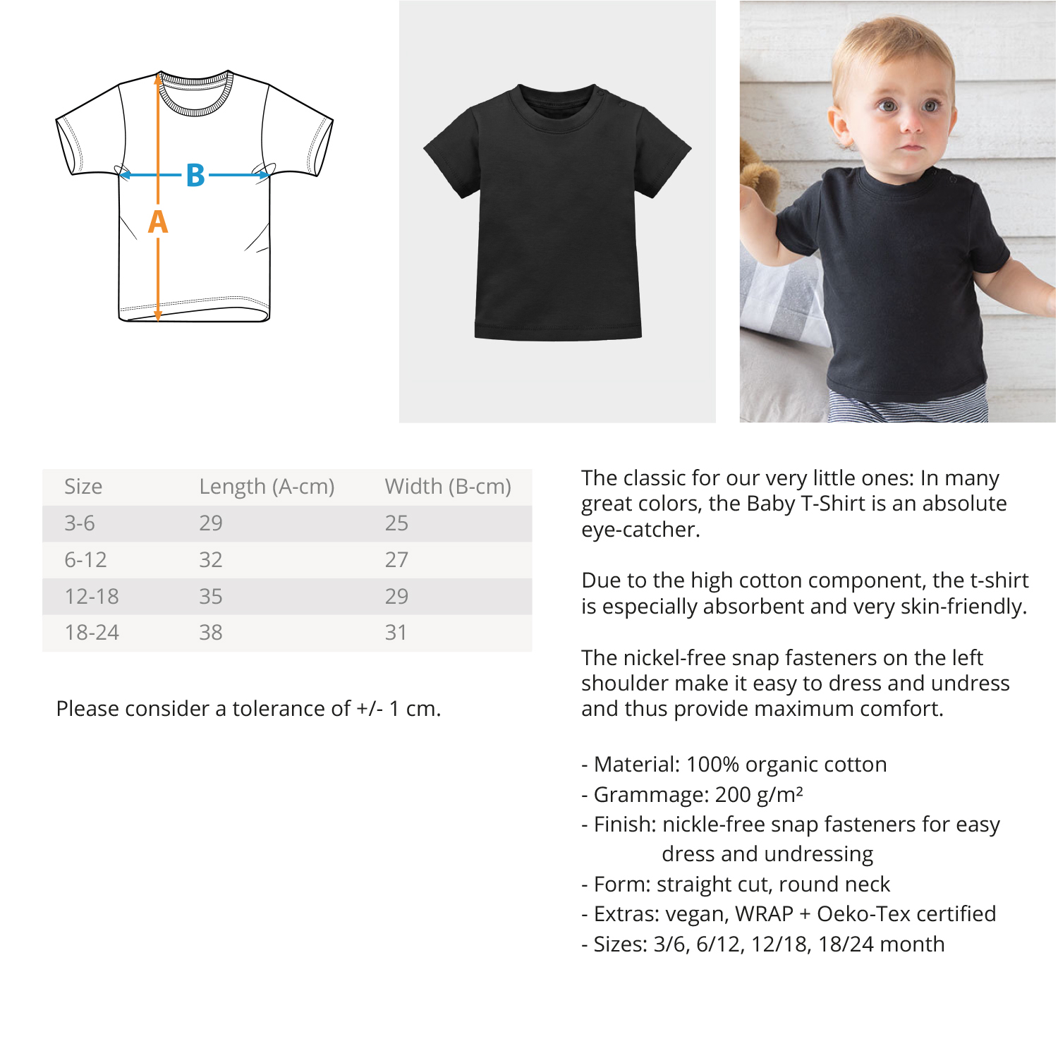 Be the Wave of Change , Orca, Whale, Safe the ocean - Baby T-Shirt – Bild 7