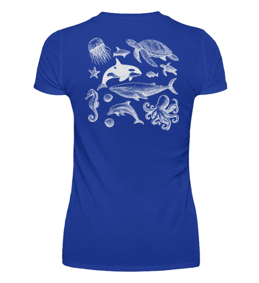 Be the Wave of Change , Orca, Whale, Safe the ocean - Women Basic Shirt-2496