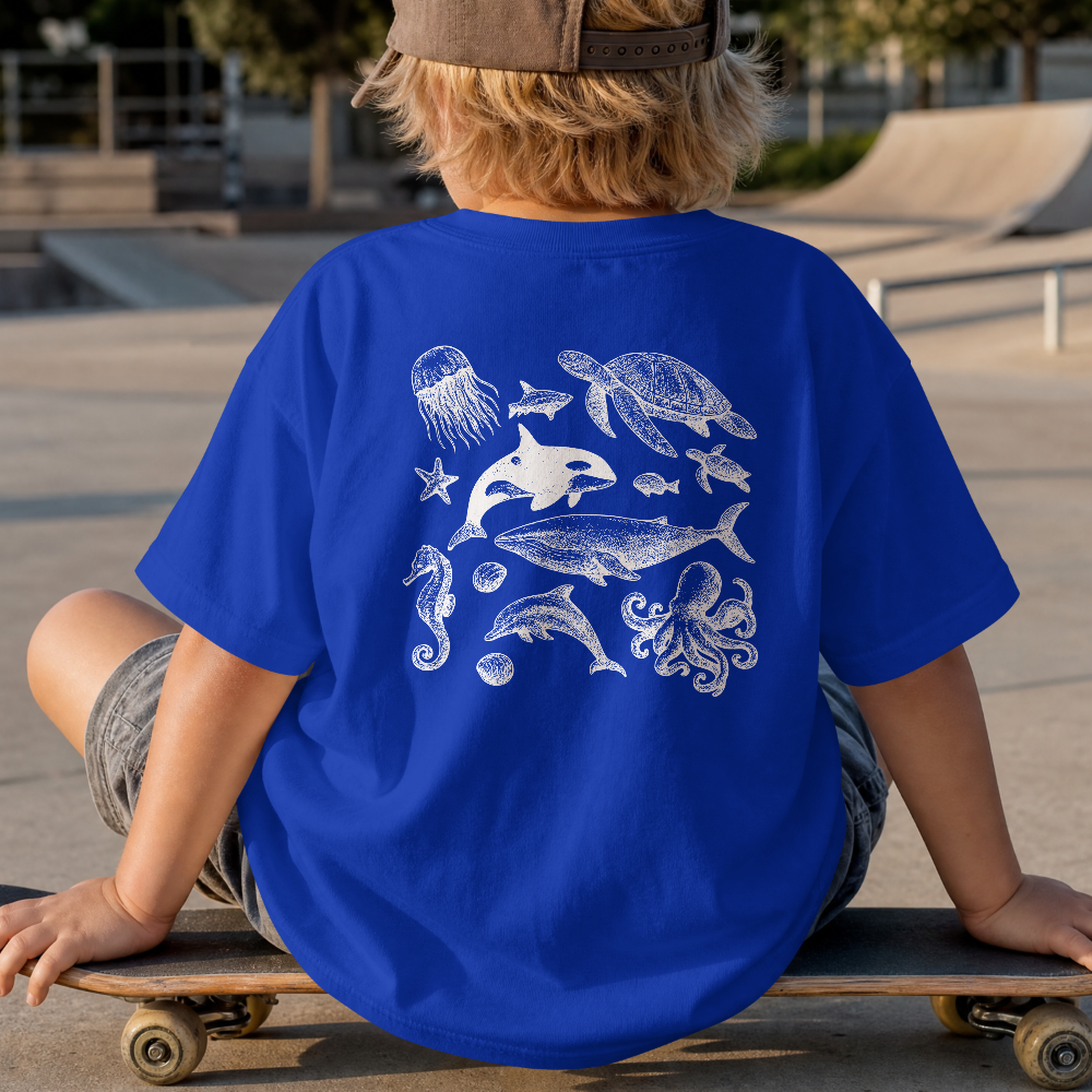 Be the Wave of Change , Orca, Whale, Safe the ocean - Kids Premium Organic T-Shirt 2.0 ST/ST