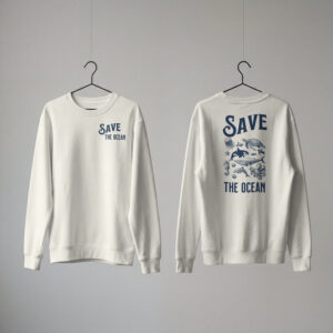 Save the Ocean vintage style - Unisex Sweatshirt