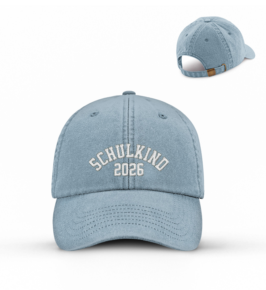 Schulkind cap, Schulkind 2026, bestickt, Einschulung, Geschenk für schulkind, mädchen, junge - Organic Baseball Cap with Embroidery-7222