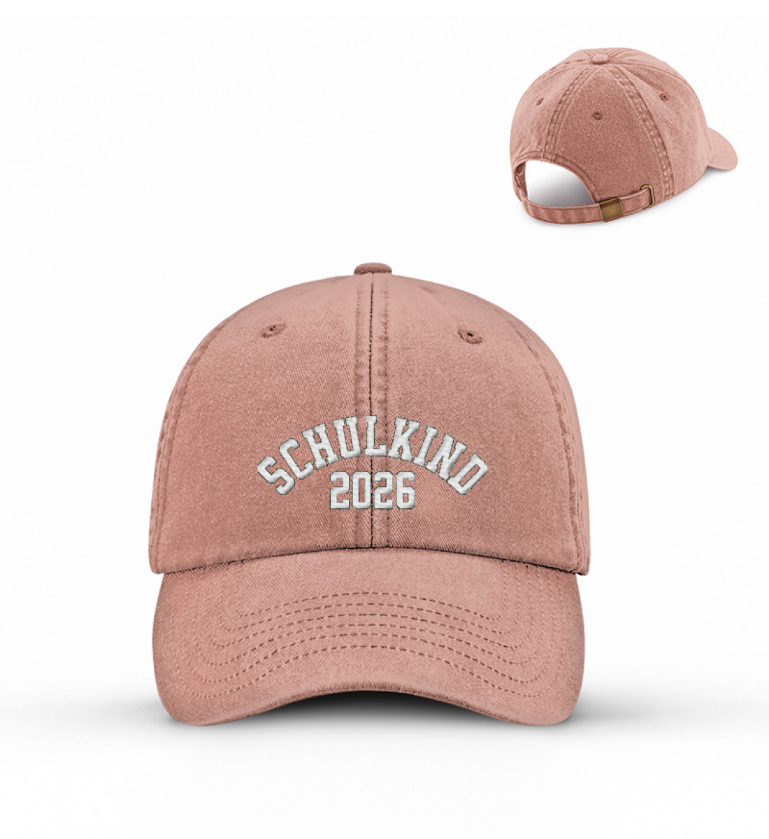 Schulkind cap, Schulkind 2026, bestickt, Einschulung, Geschenk für schulkind, mädchen, junge - Organic Baseball Cap with Embroidery-7224