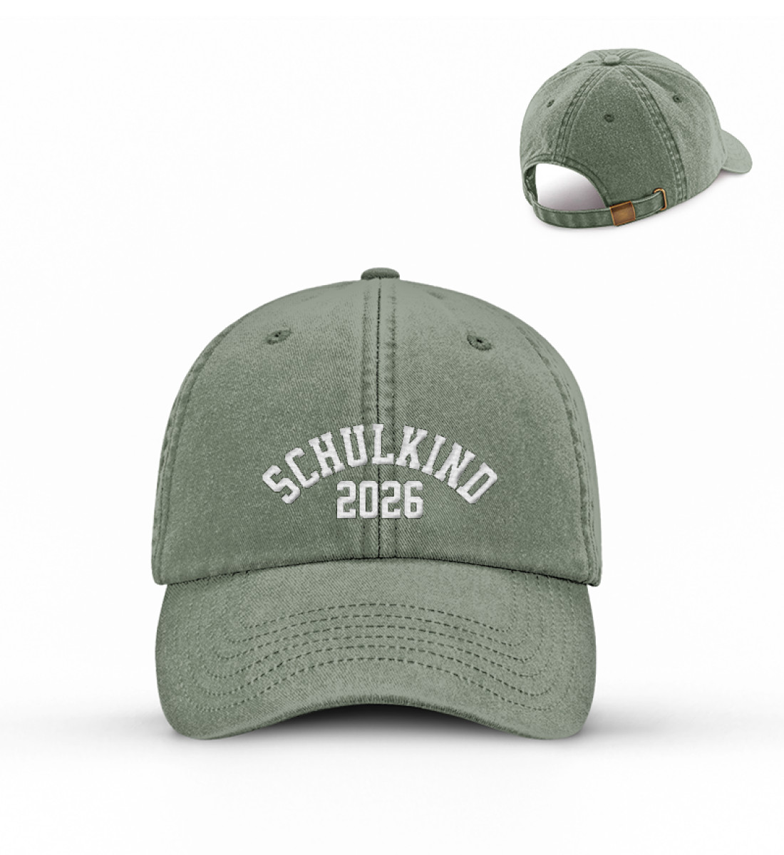 Schulkind cap, Schulkind 2026, bestickt, Einschulung, Geschenk für schulkind, mädchen, junge - Organic Baseball Cap with Embroidery-7223