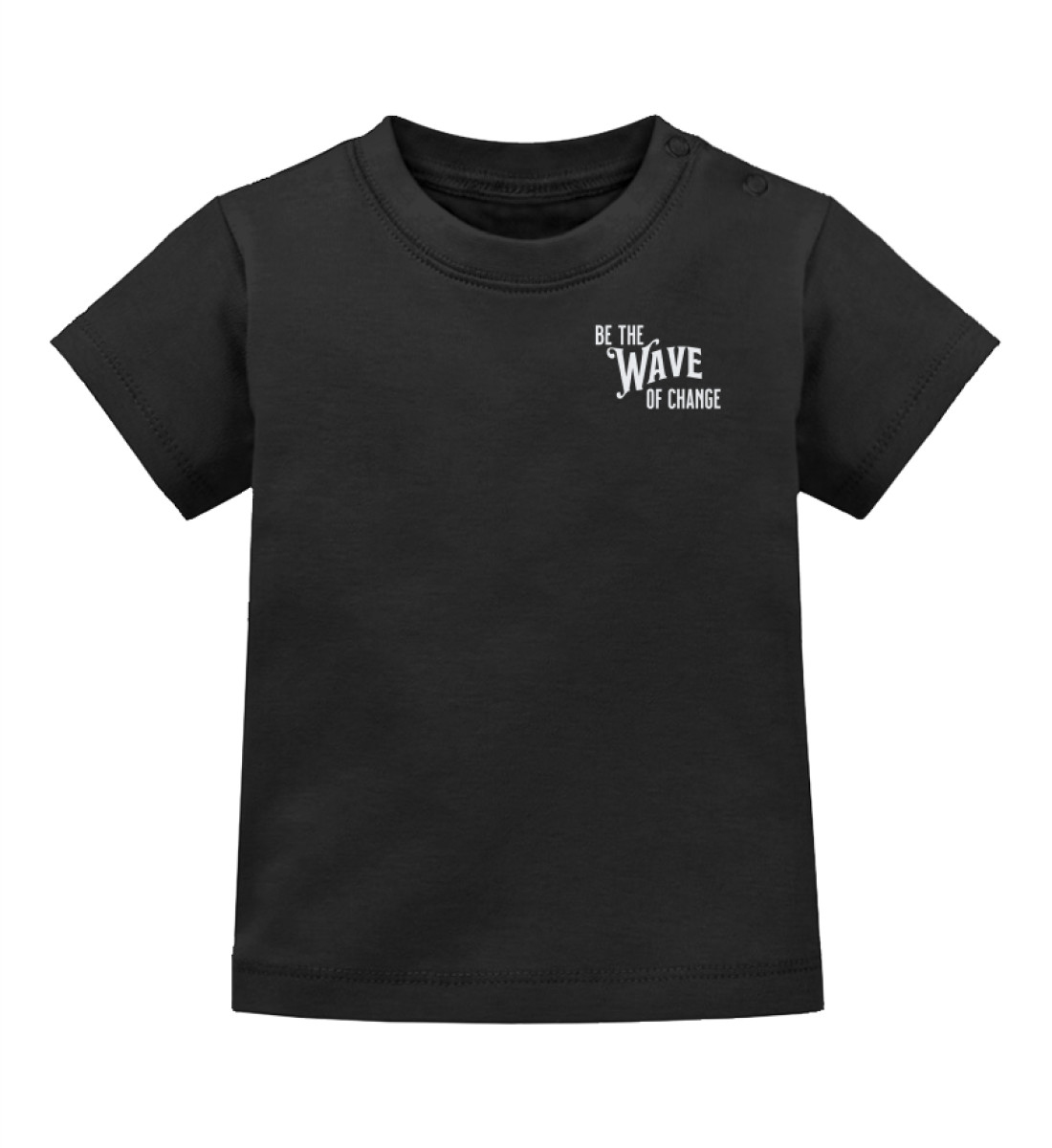 Be the Wave of Change , Orca, Whale, Safe the ocean - Baby T-Shirt-16
